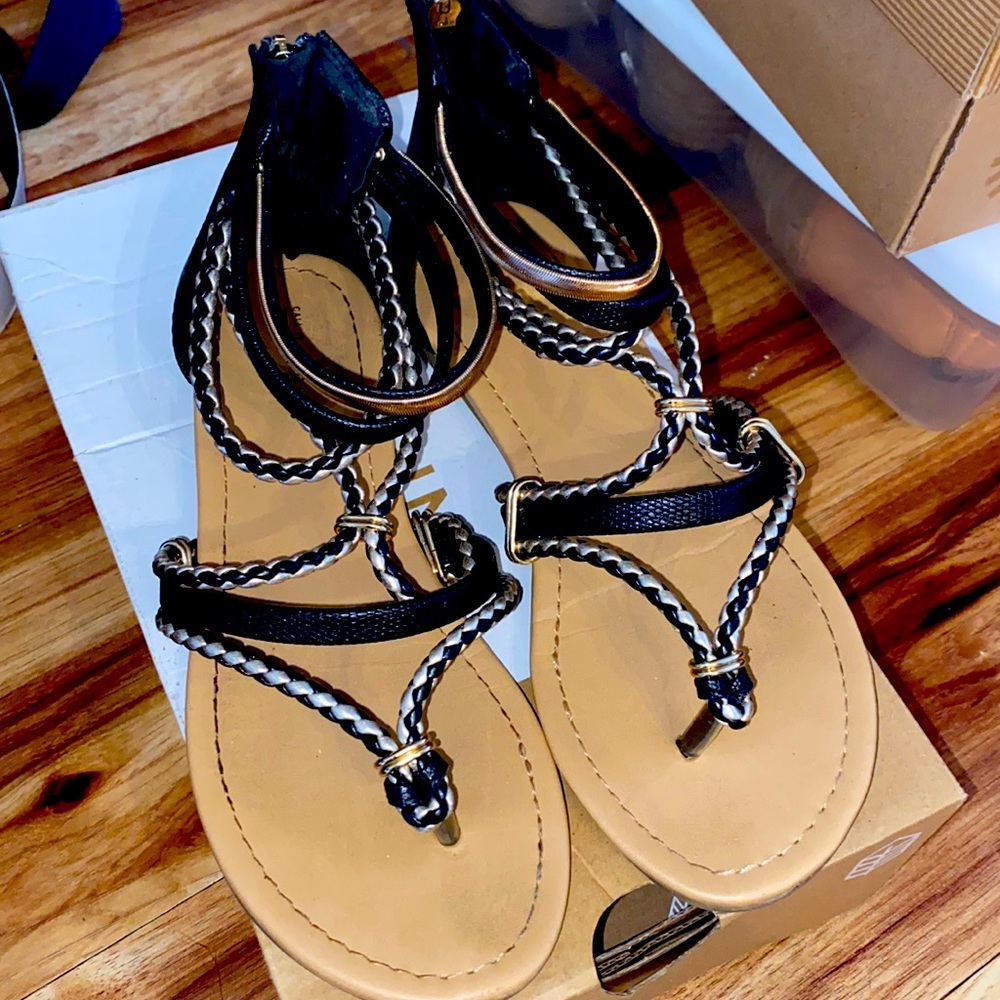 Anklet gladiator sandals